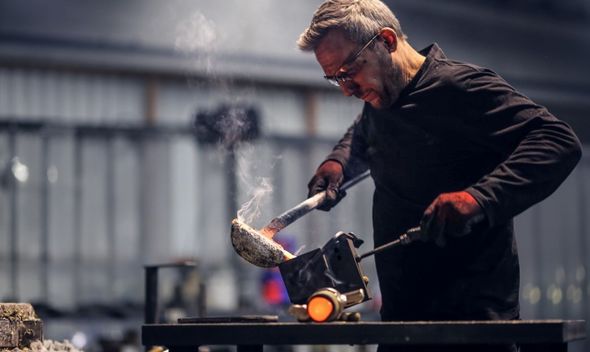 Moulage en coquille par gravité